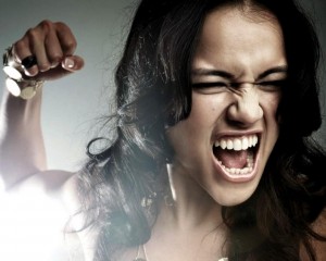 Angry woman